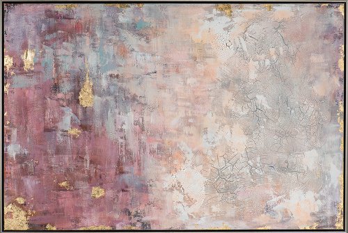 Abstract in rose and gold 