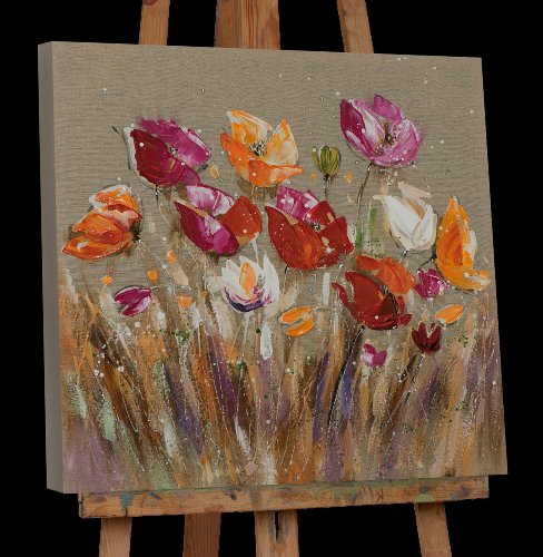 Gemälde Hübsche farbenfrohe Blumen