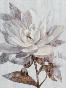 Gemälde Weiße Lotus Blume 