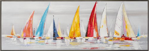 Colourful Sailboats 