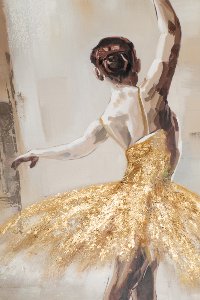 Gemälde Goldener Tanz 