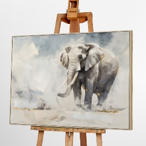 Grey coloured Elephant 