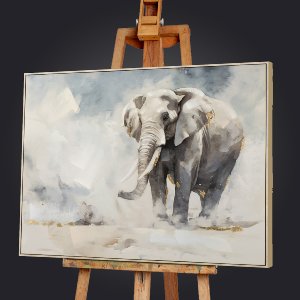 Grey coloured Elephant 