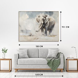 Grey coloured Elephant 