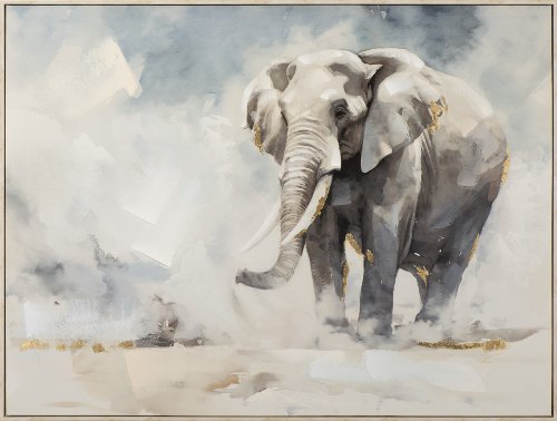 Grey coloured Elephant 