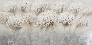 Gemälde Feld mit Chrysanthemen 