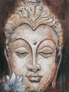 Sleeping Buddha with Lotus 