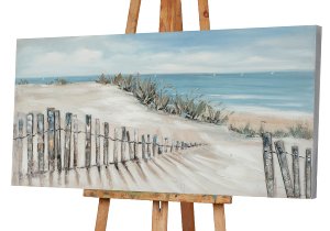 Gemälde Spaziergang zum Strand 