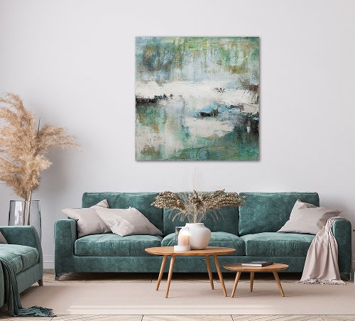 Harmony in blue and green 