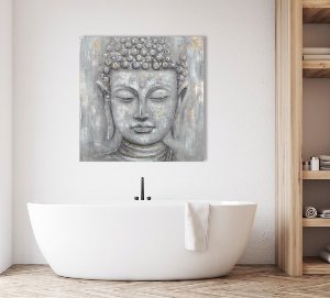 Buddha in grey 