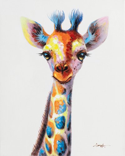 giraffe portrait 