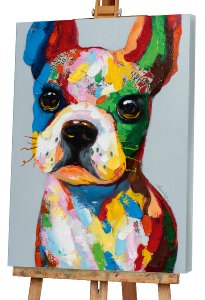 Gemälde Lustiger bunter Hund 
