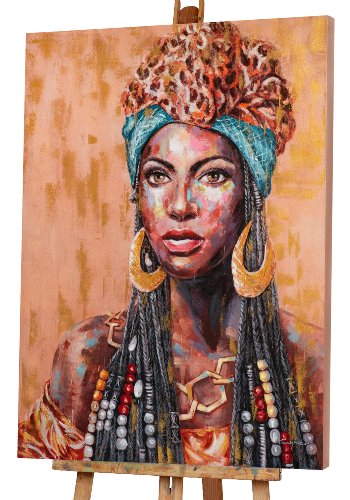Beauty with african headdress 