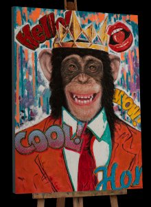 Cool Pop Art Monkey 