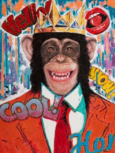 Cool Pop Art Monkey 