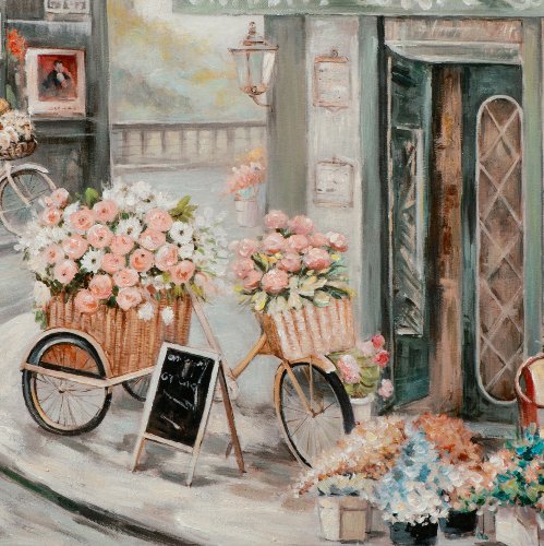 Boutique de fleurs romantique 
