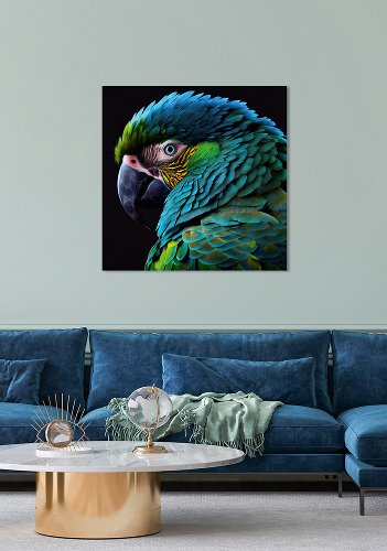 Glamorous parrot 