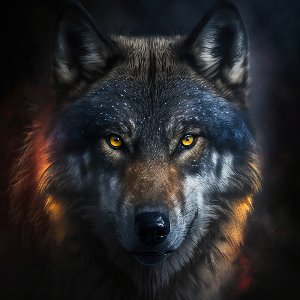 Alubild Mysterious Wolf 