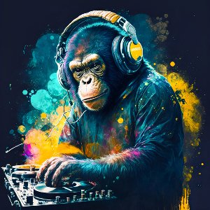 Alubild Monkey DJ 