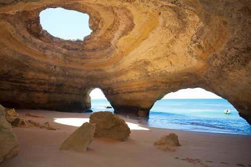 Akustikbild Felsformation am Meer