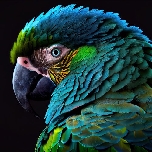 Glamorous parrot 