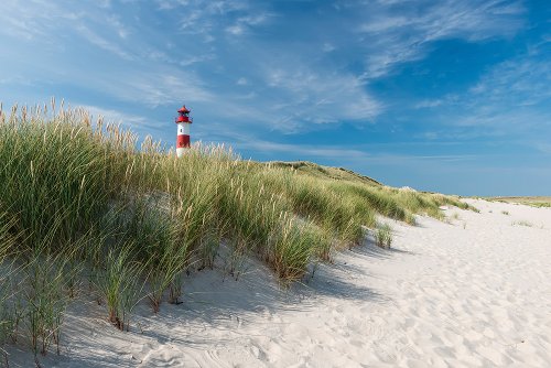 Akustikbild Slim Leuchtturm am Strand
