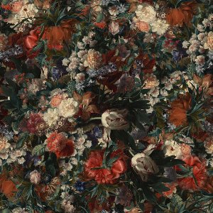 Akustikbild Slim Nostalgisches Blumenbouquet