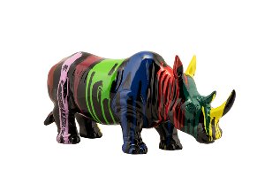 Colorful Rhinoceros II 