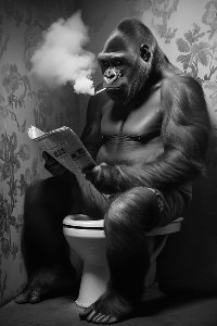 Gorilla's Restroom 