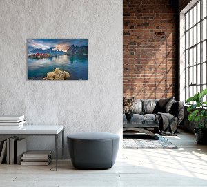 Village scandinave au bord du fjord 2