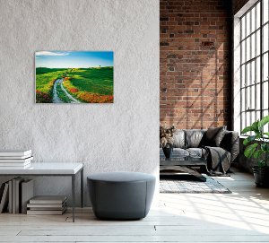 Bild & Rahmen Wegesrand mit Mohn
