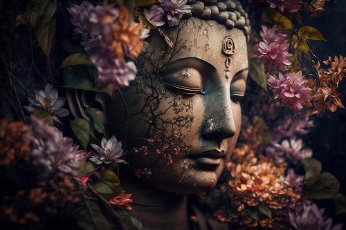 Zen fleur Bouddha 