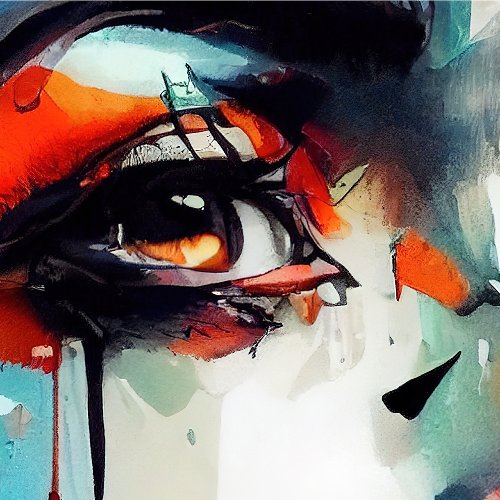 Beauté Graffiti en orange 