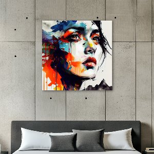 Beauté Graffiti en orange 