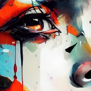 Beauté Graffiti en orange 