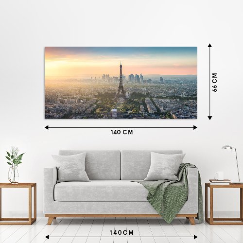 Acrylglasbild Sunrise in Paris 