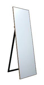 miroir mural 45x145 cm