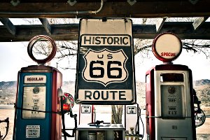 Canvas Print Route 66 