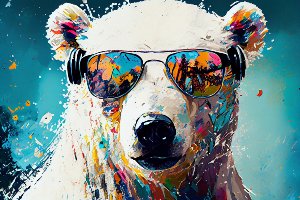 Cool Polar Bear 