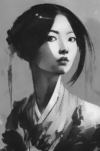 Canvas Print Asia Girl 