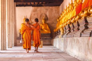 Buddhistische Mönche 