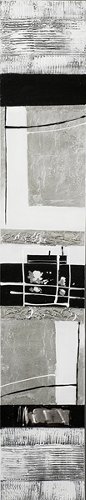 Acrylic painting 25 x 150 cm
